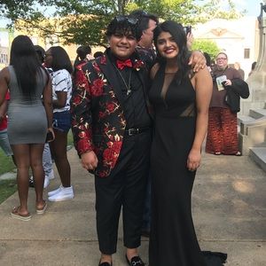 Adrianna Pappell Black Dress